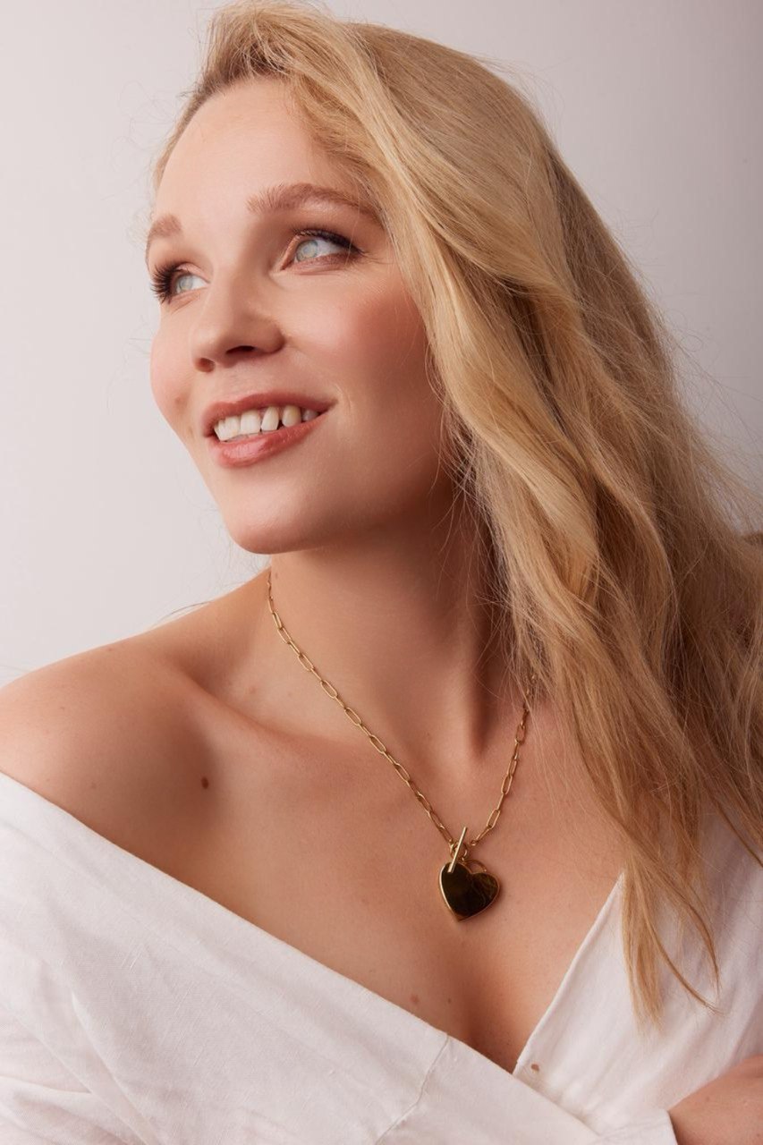 The Heart Løckett with chunky chain